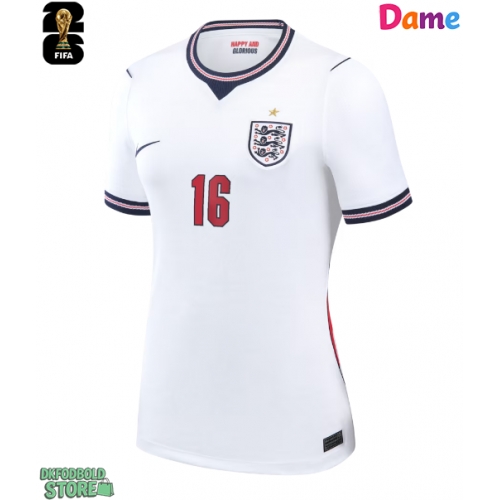 England Kobbie Mainoo #16 Replika Hjemmebanetrøje Dame VM 2026 Kortærmet